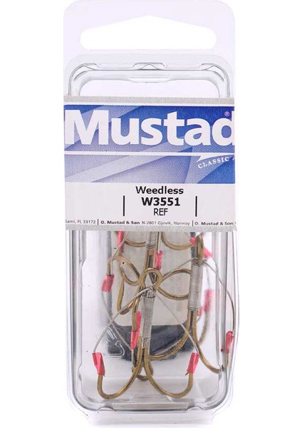 Weedless W3551 Olta Iğnesi Standart No:2 - 5li