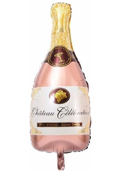 Yeşil Şampanya Şişesi Folyo Balon 100-49 cm