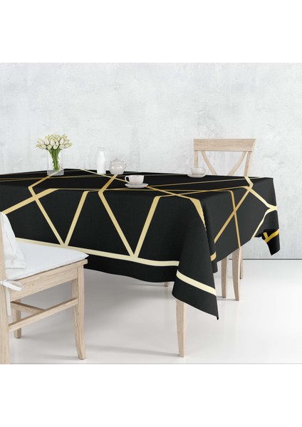 Klasik Temalı Dijital Baskı Masa Örtüsü Alho_tblc-72 (140X260)