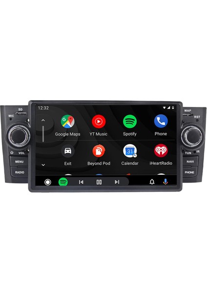 Fiat Punto Android Multimedya Carplay 2gb Ram + 32GB HDD 2007-2017 Navigasyon Ekran