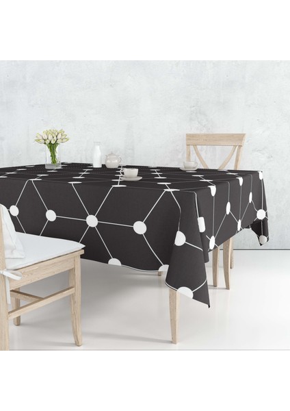 Klasik Temalı Dijital Baskı Masa Örtüsü Alho_tblc-60 (140X220)