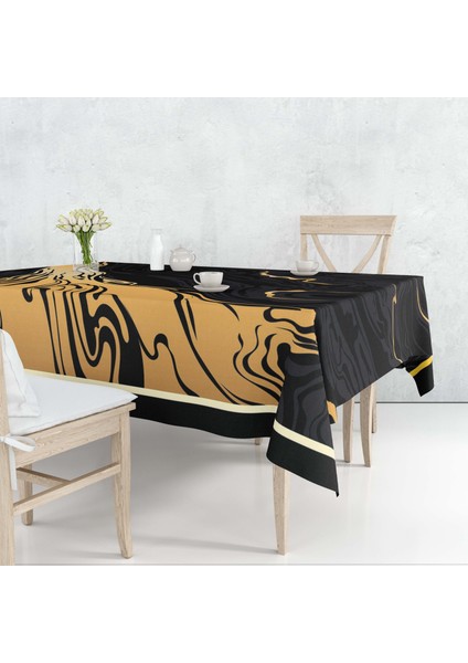 Mermer Temalı Dijital Baskı Masa Örtüsü Alho_tblc-71 (140X220)