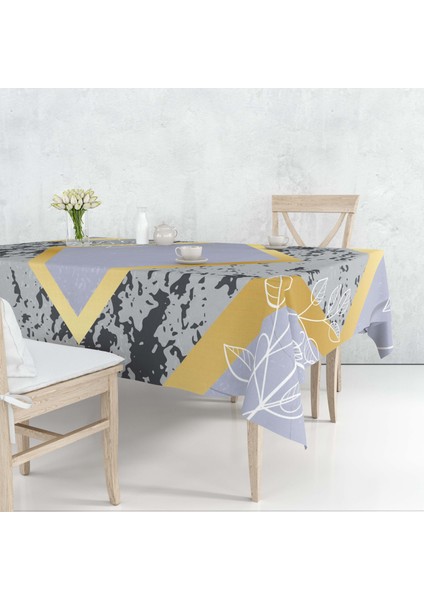 Mermer Temalı Dijital Baskı Masa Örtüsü Alho_tblc-81 (120X140)