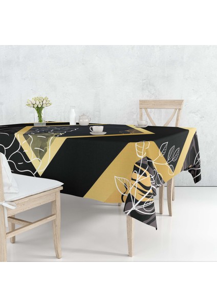 Mermer Temalı Dijital Baskı Masa Örtüsü Alho_tblc-82 (140X180)