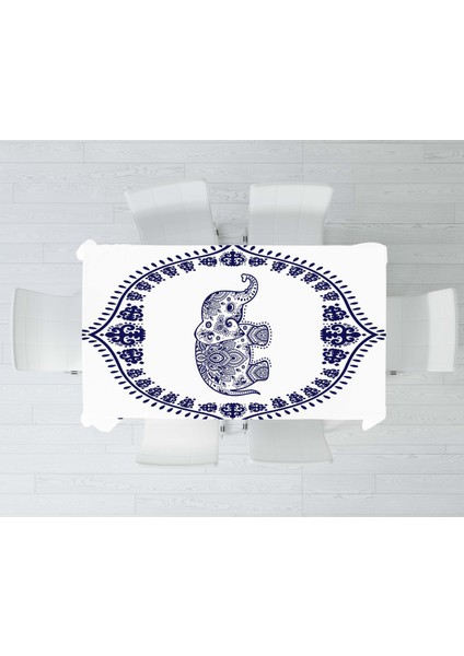 Fil Temalı Dijital Baskı Masa Örtüsü ALHO_TBLC-118 (140X260) modelleri