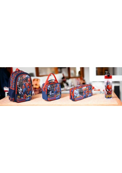 Spıderman Ilkokul Çantası Hawk Wonder( 4 Parça Set)