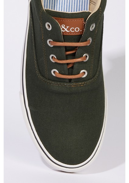 Erkek Haki Sneaker Ayakkabı modelleri