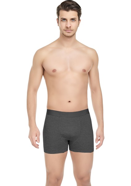 CENNETOĞLU Premium Boxer Erkekler İçin Düz Desenli Likra 1 Adet Özel Kutuda modelleri