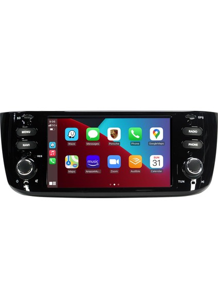 Fiat Punto Android Multimedya Carplay 2gb Ram + 32GB HDD 2014-2018 Navigasyon Ekran