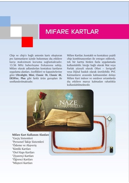Mifare Kart 250 Adet fiyatları