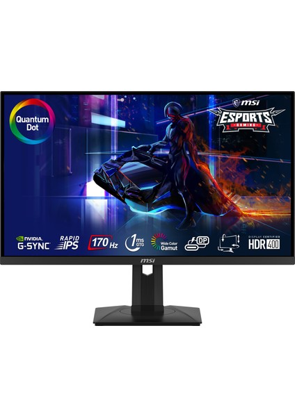 27" G274QPF QD 2560x1440 (WQHD) FLAT RAPID IPS 170HZ 1MS G-SYNC COMPATIBLE PIVOT GAMING MONITOR