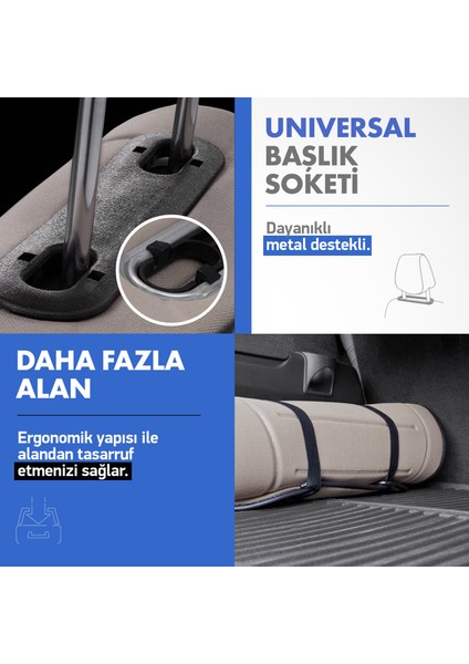 Active Line Series Koruyucu Oto Koltuk Minderi Bej
