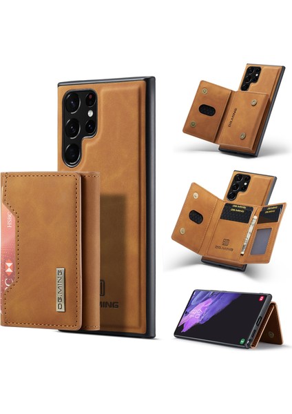 Dg.mıng Samsung Galaxy S23 Ultra 5g Için M2 S 3 Katlı Kasa - Kahverengi (Yurt Dışından)