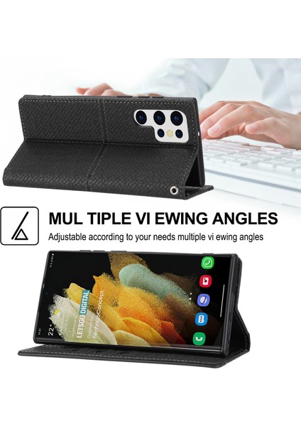 Samsung Galaxy S23 Ultra 5g Için Dokuma Dokun - Siyah (Yurt Dışından) indirimleri