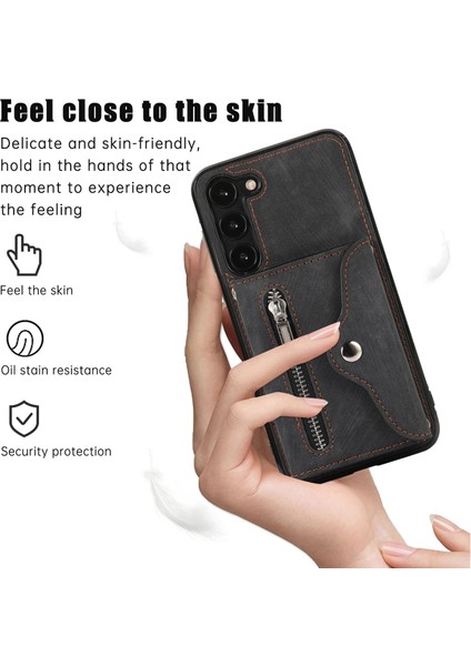 Samsung Galaxy S23 Ultra 5g Için Kart Yuvaları Telefon Kılıfı - Siyah (Yurt Dışından) fiyatları