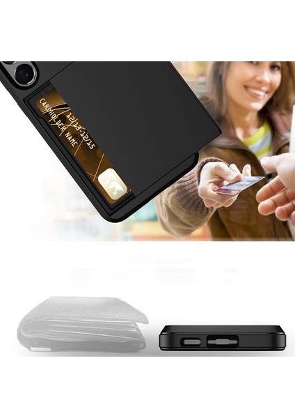 Samsung Galaxy S21 5g Için Kart Yuvası Telefon Kılıfı - Rose Gold (Yurt Dışından) indirimleri