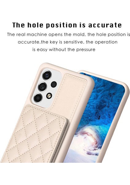 Samsung Galaxy A52 5g / 4g Için BF25 Kart Torbası Telefon Kılıfı - Bej (Yurt Dışından) modelleri