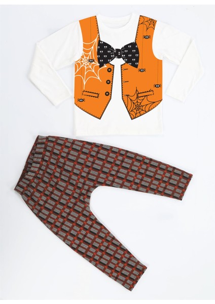 Spider Yelek Baskılı Pantolon + T-Shirt Takım modelleri