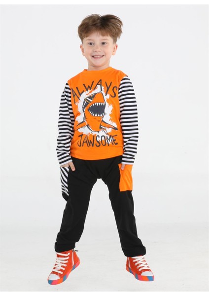 Jawsome Baggy Erkek Çocuk Pantolon + T-Shirt Takım