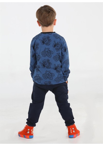 Casa Yaprak Desenli Baggy Pantolon + T-Shirt Takım modelleri