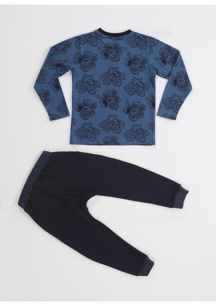 Casa Yaprak Desenli Baggy Pantolon + T-Shirt Takım indirimleri