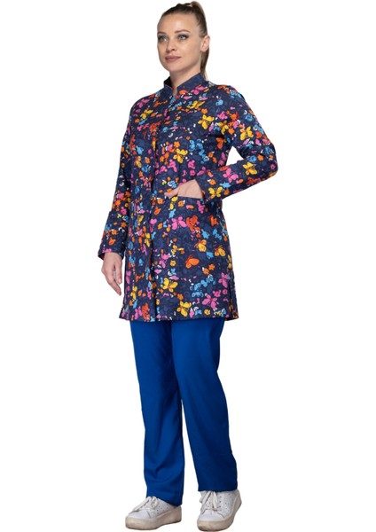 Sarıçiyil Üniforma Doktor Hemşire Tesettür Takım