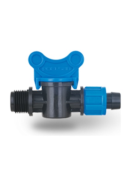 Ters Kilitli ½/" x 16 Mini Vana Erkek Damlama(Dn8) (Somunlu) 50 Adet