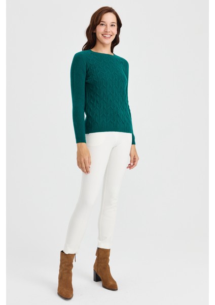 Kadın Sıfır Yaka Önü Yürütmeli Yün Kazak K.ö.başı fırsatları