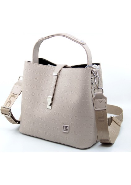 Taş Yeni Sezon Baskılı 3 Bölmeli Kadın Omuz Çantası ve Cüzdan Kombini 22X20CM PBU4002-1002 fırsatları