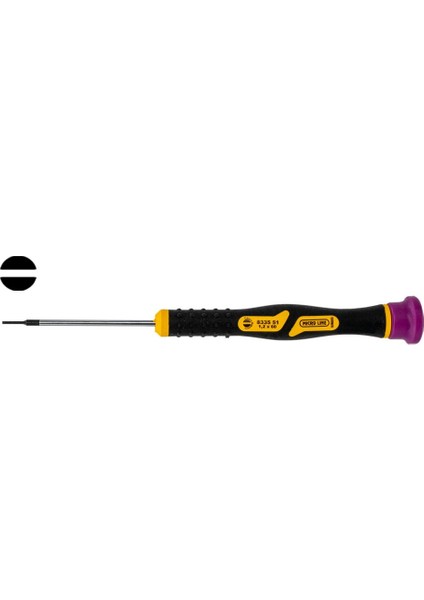 833551 Elektronikçi Tip Klemens Düz Uçlu Tornavida 1.2X60 mm
