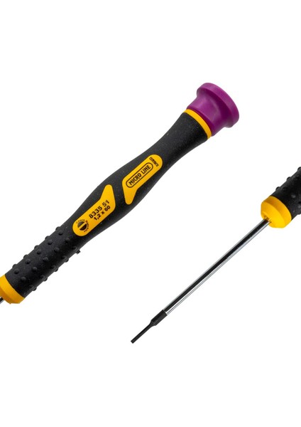 833551 Elektronikçi Tip Klemens Düz Uçlu Tornavida 1.2X60 mm