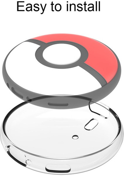 Pokemon Go Plus + Pixie Ball Için El Kordonlu Şeffaf Pc Kristal Kılıf (Yurt Dışından)