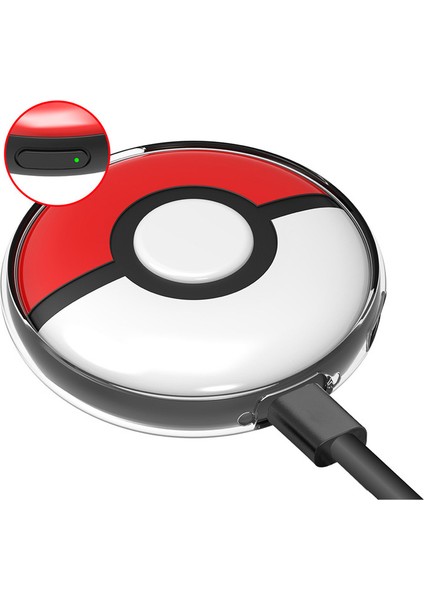 Pokemon Go Plus + Pixie Ball Için El Kordonlu Şeffaf Pc Kristal Kılıf (Yurt Dışından)