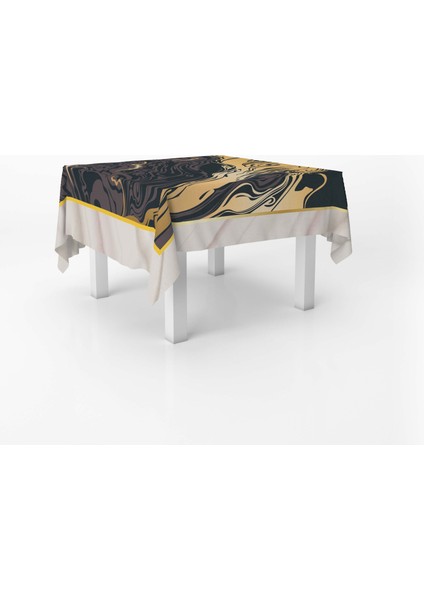 Mermer Temalı Dijital Baskı Masa Örtüsü Alho_tblc-70 (120X140)