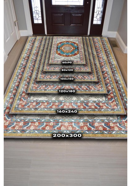 Çiçekli Mandala Halısı,Meditasyon Temalı Renkli Halı,Madala Desenli Vintage Halı,Yoga Halısı,Sipiritüel Halı indirimleri