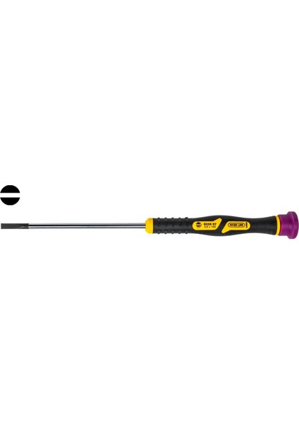 833557 Elektronikçi Tip Klemens Düz Uçlu Tornavida 4X100 mm