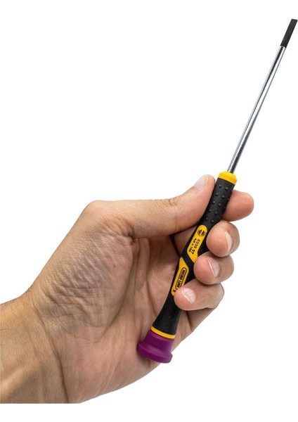 833557 Elektronikçi Tip Klemens Düz Uçlu Tornavida 4X100 mm