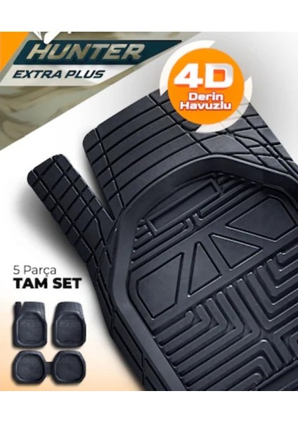 Fiat Tempra 4d A+Plus Extra Havuzlu Siyah Oto Paspas