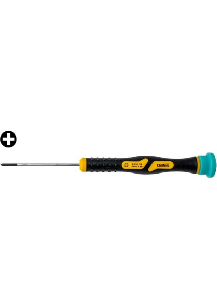 833652 Elektronikçi Tip Klemens Yıldız Uçlu Tornavida PH00X60 mm