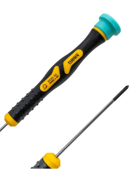833652 Elektronikçi Tip Klemens Yıldız Uçlu Tornavida PH00X60 mm
