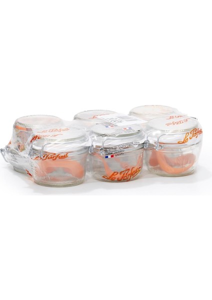 Le Parfait Super Terrines Klipsli/contalı Cam Kavanoz 125 ml (6 Adet)