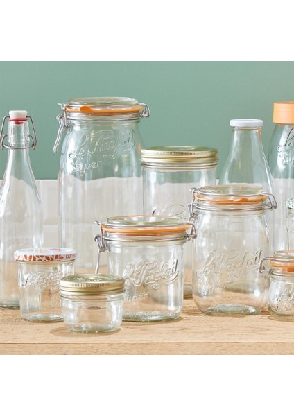 Super Terrines Klipsli/contalı Cam Kavanoz 125 ml (2 Adet)