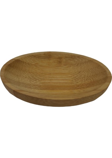 Bambu Oval Kayık Tabak Çerezlik Ufak 10X6,5X2CM
