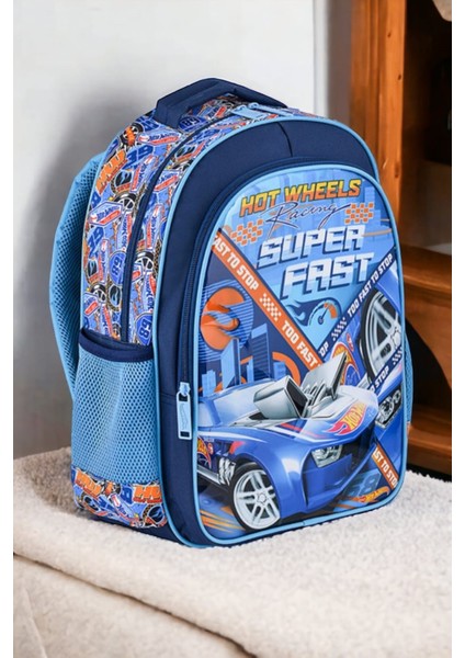 Hot Wheels Ilkokul Çantası Due Fast ve Beslenme Çantası