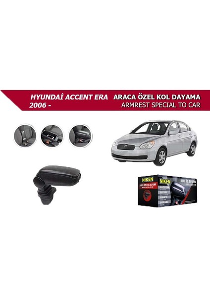 Hyundai Accent Era 2006 Araca Özel Kol Dayama Siyah