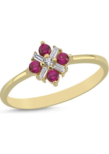 Altın Baget Shine Kombinlenebilir Minimal Yüzük fiyatları