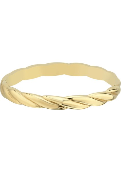 Altın Burgu Kombinlenebilir Minimal Yüzük Ince modelleri