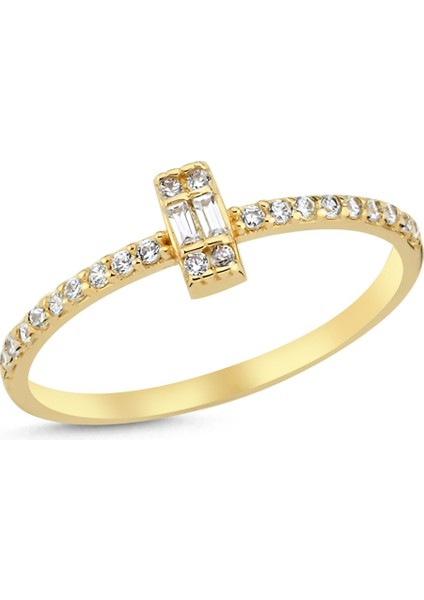 Altın Baget Yarım Tur Yüzük fiyatları