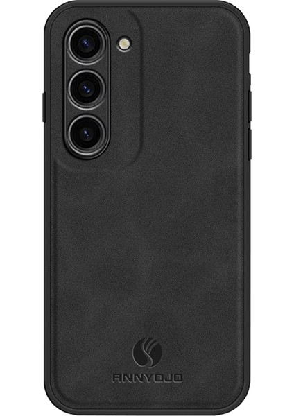 Samsung Galaxy S23 Plus Pu Deri Kaplamalı Pc+ Tpu Kapak Manyetik Araba Montaj Telefon Kılıfı (Yurt Dışından)