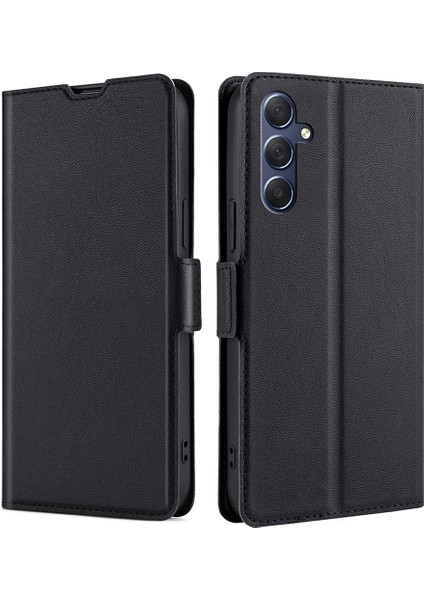 Samsung Galaxy F54 5G/M54 5g Çizgiye Karşı Kara Kartı Yuvası Telefon Kılıfı Pu Deri Stand Şok Geçirmez Kapak (Yurt Dışından) fiyatları